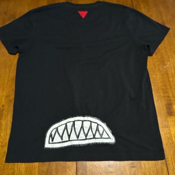 Bass By Ron Bass Rare Graphic Art Inspired Designer Street Wear Mens Shirt XL - Picture 5 of 8